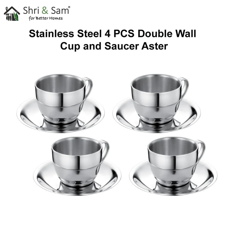 Aster Cup & Saucer