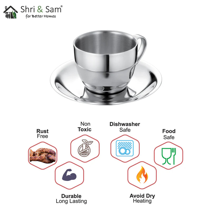 Aster Cup & Saucer