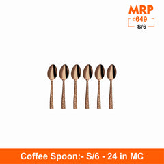 Lotus Plain PVD with Laser - ROSE GOLD