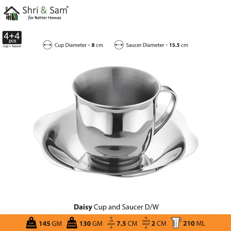 Daisy Cup and Saucer