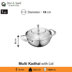 Multi Kadhai with Lid