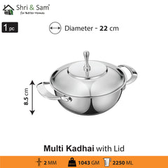 Multi Kadhai with Lid