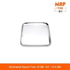 Hammered Square Tray - Robusto