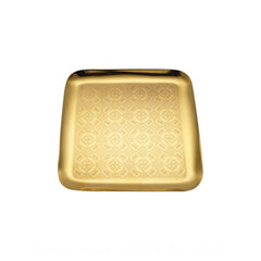 PVD Gold with Laser Square Tray - Robusto