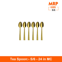 Lotus Plain PVD with Laser - GOLD