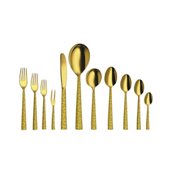 Lotus Plain PVD with Laser - GOLD