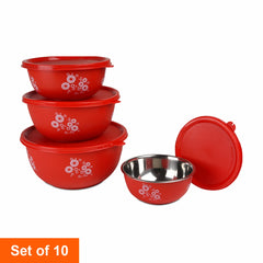 4 PCS Europa Storage Bowl - Microwave friendly