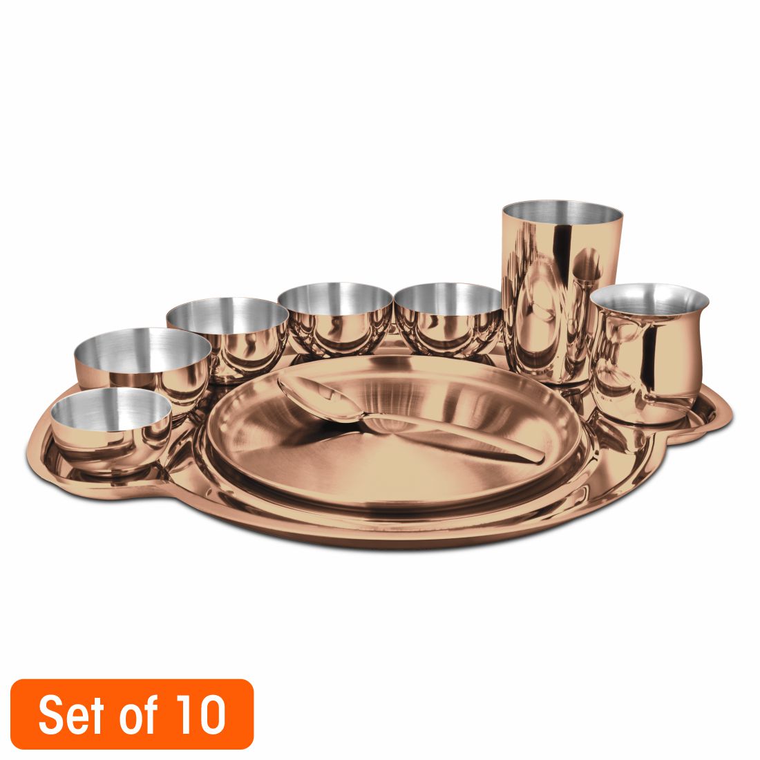 Small Thali Set - Nifty PVD ROSE GOLD