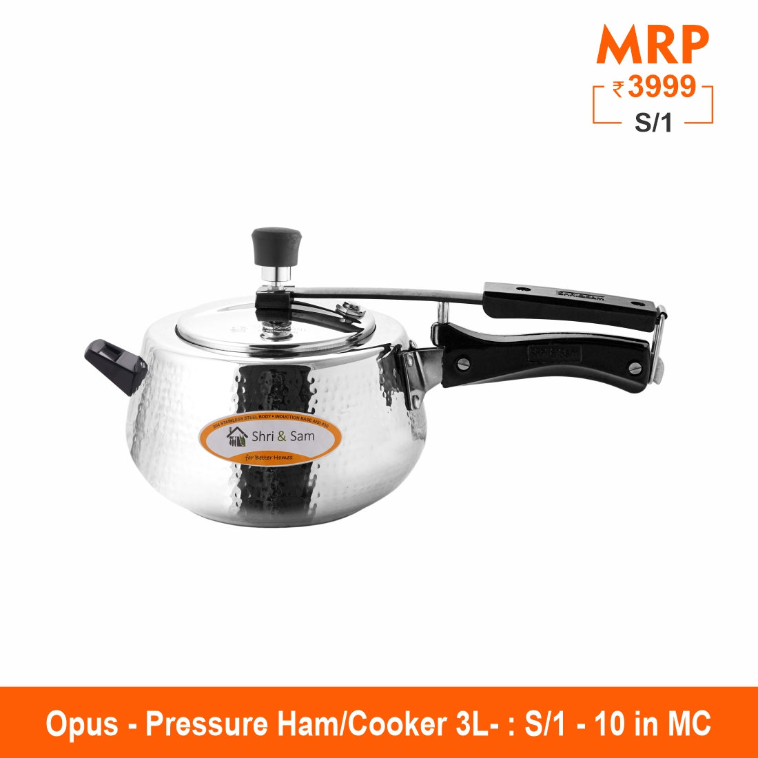 Opus - Hammered Pressure Cooker