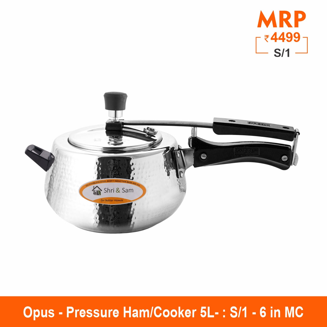 Opus - Hammered Pressure Cooker