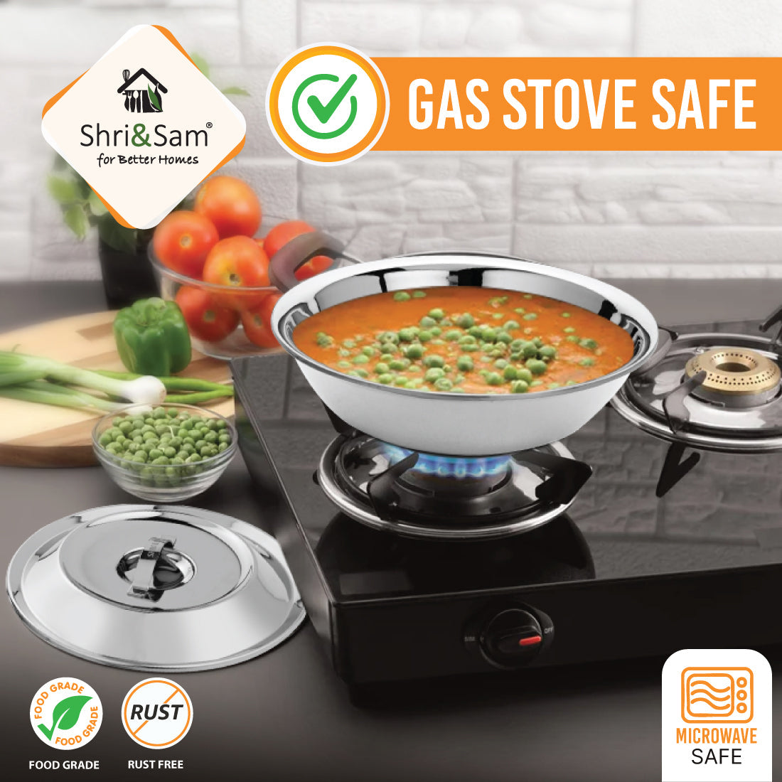 Stainless Steel Medium Donga Signature - Shiny