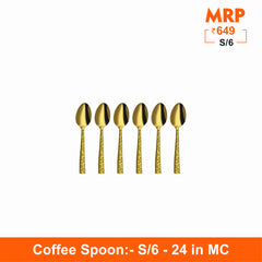 Lotus Plain PVD with Laser - GOLD