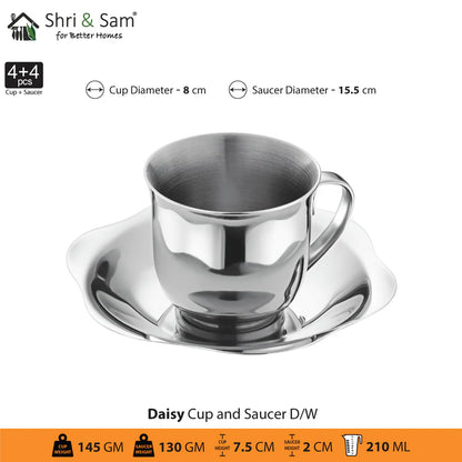 Daisy Cup and Saucer