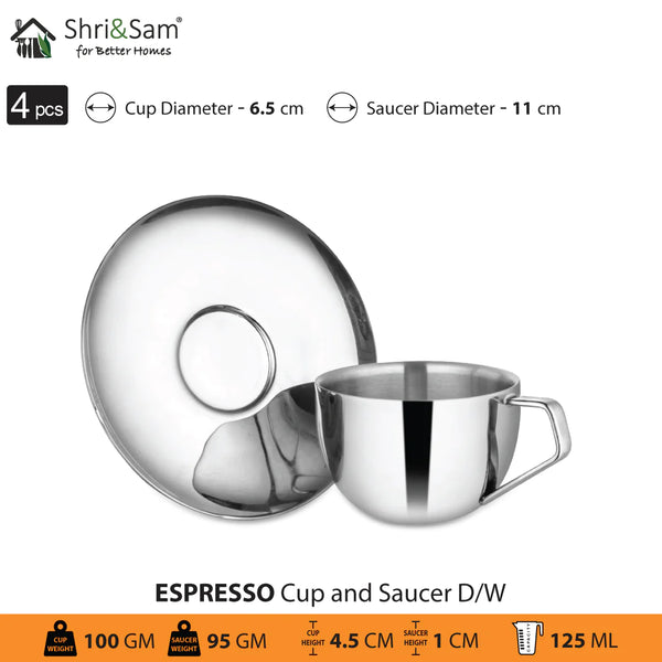 Cup and Saucer - Espresso