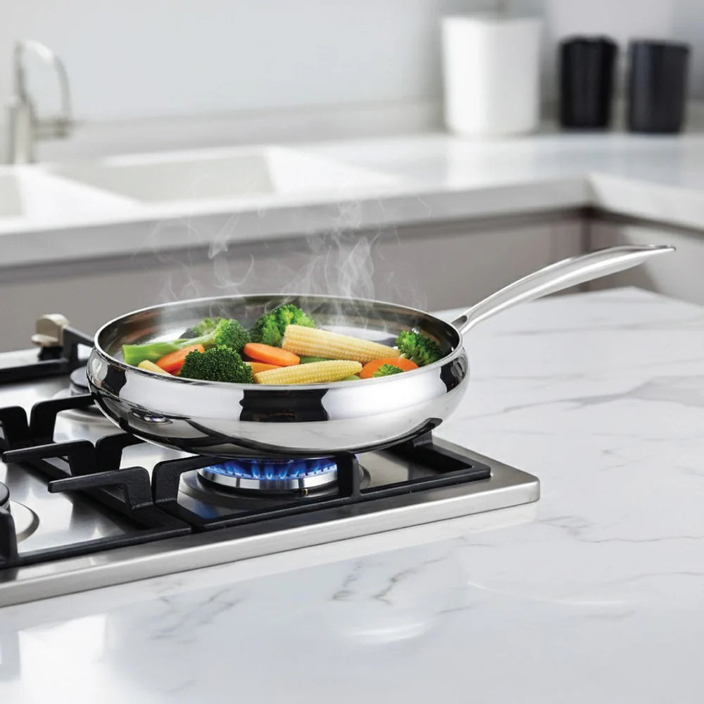 Triply Bharat Tossing Fry Pan