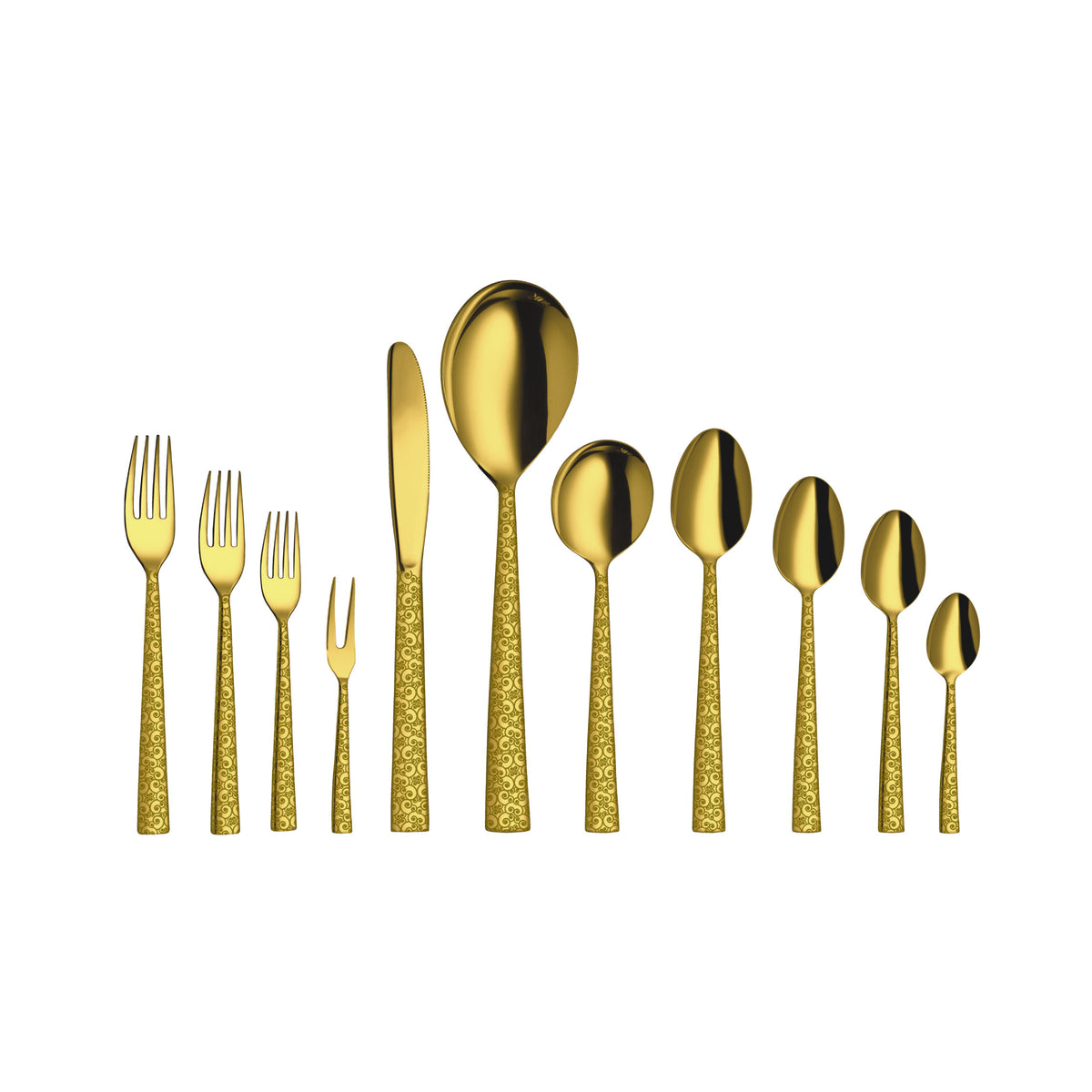 Lotus Plain PVD with Laser - GOLD