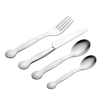 4 PCS Kids Cutlery Set Mermaid