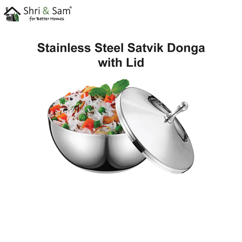 Stainless Steel Donga Satwik