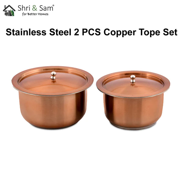 Stainless Steel Copper Tope Set