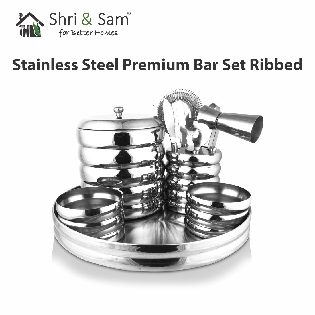 Bar Set Premium- Ribbed | Supreme Quality Barware Accessories Online ...