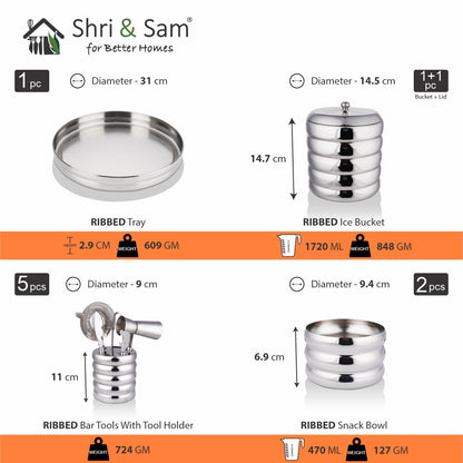Bar Set - Ribbed