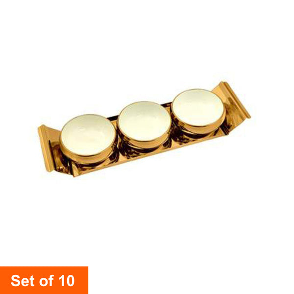 Gold Bowl Set with PVD Coating - Lunia