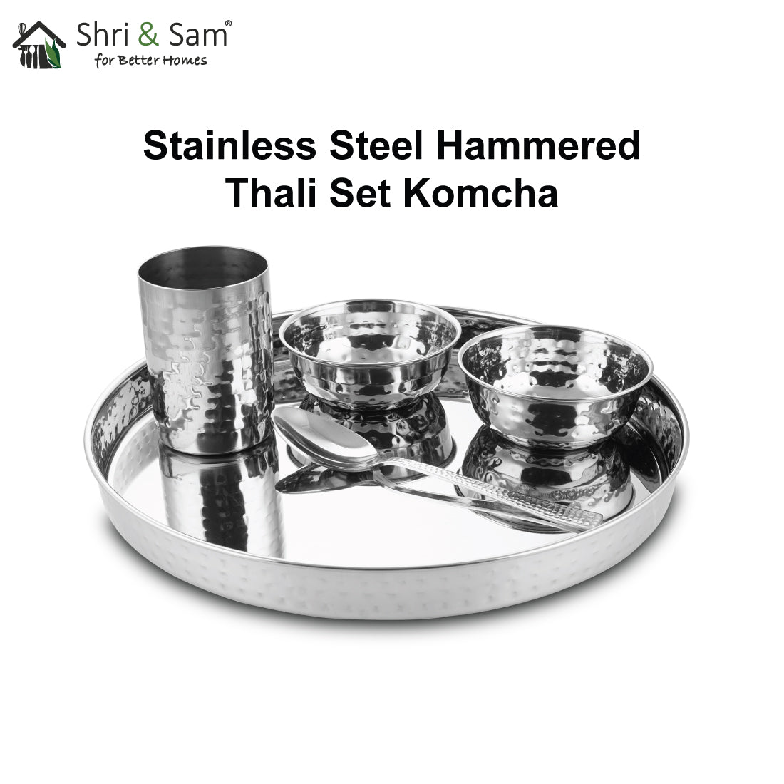 Hammered Thali Set - Komcha