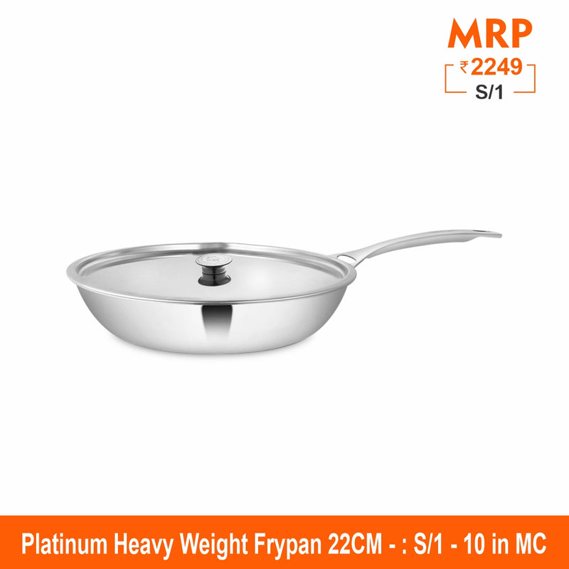 Heavy Weight Frypan - Platinum