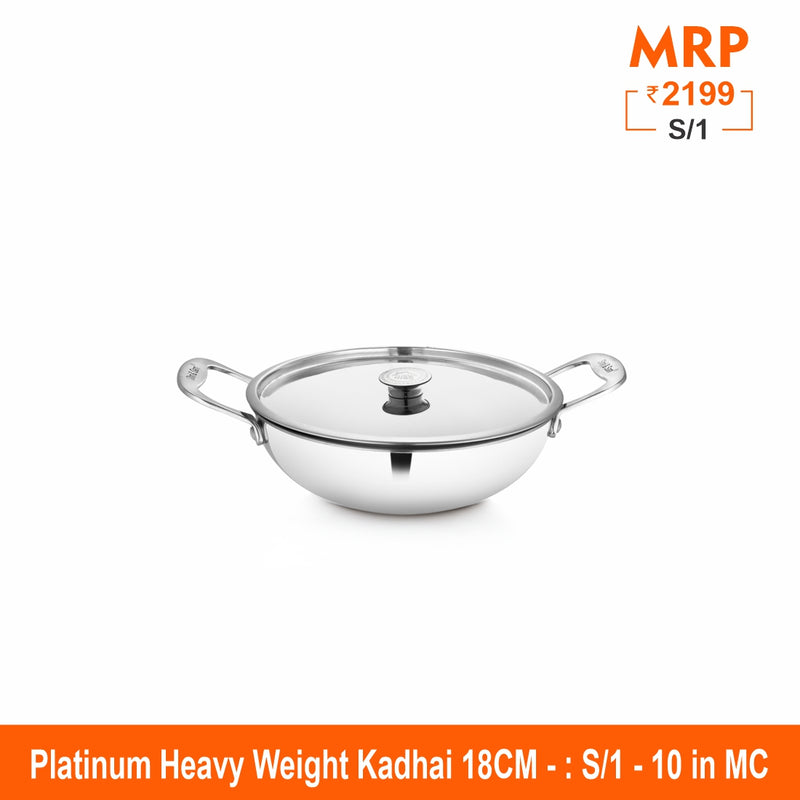 Heavy Weight Kadhai - Platinum