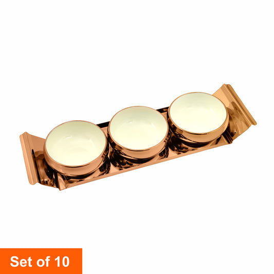 Rose Gold Bowl Set with PVD Coating - Lunia