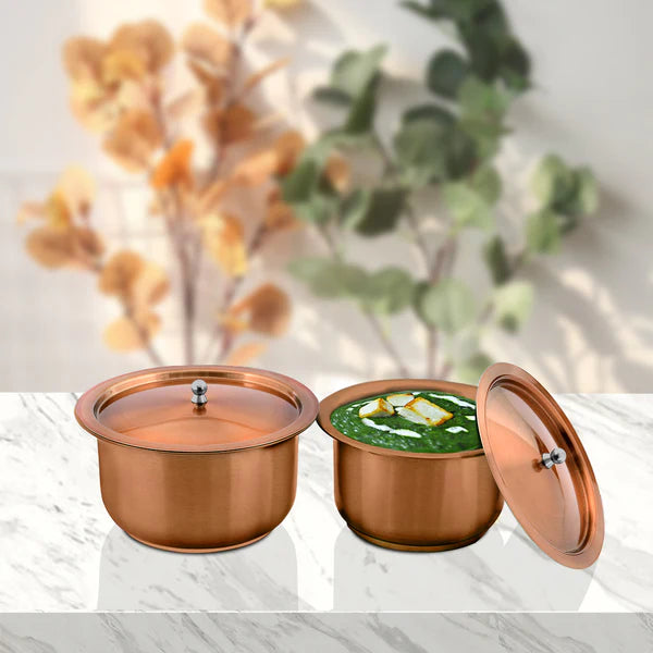 Stainless Steel Copper Tope Set