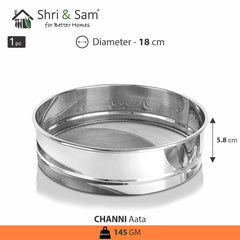 Stainless Steel Aata Channi