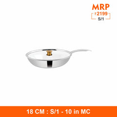 Triplica - Frypan with Stainless Steel Lid
