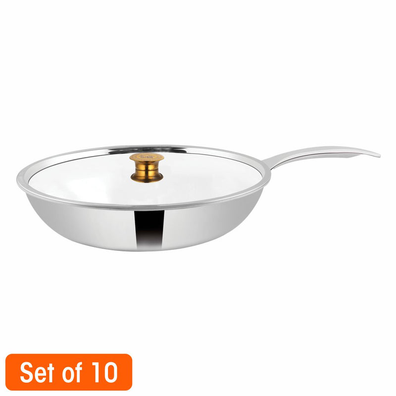 Triplica - Frypan with Stainless Steel Lid