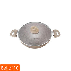 Rockline - Kadhai with Glass Lid